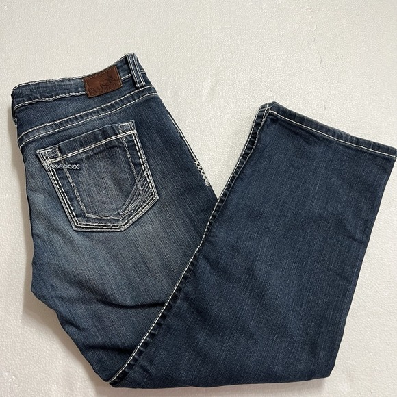 BKE Denim Payton Women's Stretch Capri Jeans, Size 28 - Picture 2 of 10